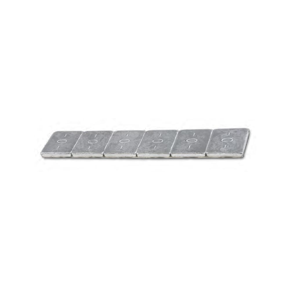 #506FE-15 Tape Weight STEEL Cold Weather 1oz 1 1/4" x 6 1/4" 15/Box