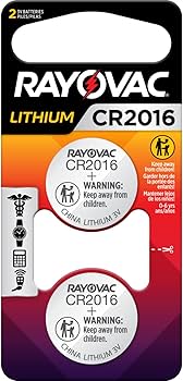 #CR2016 Lithium Coin Cell Battery Rayovac 10 Pack
