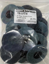 Load image into Gallery viewer, #7513TB Denco Recon Disc 3" Roloc Fine Blue 25 Pack
