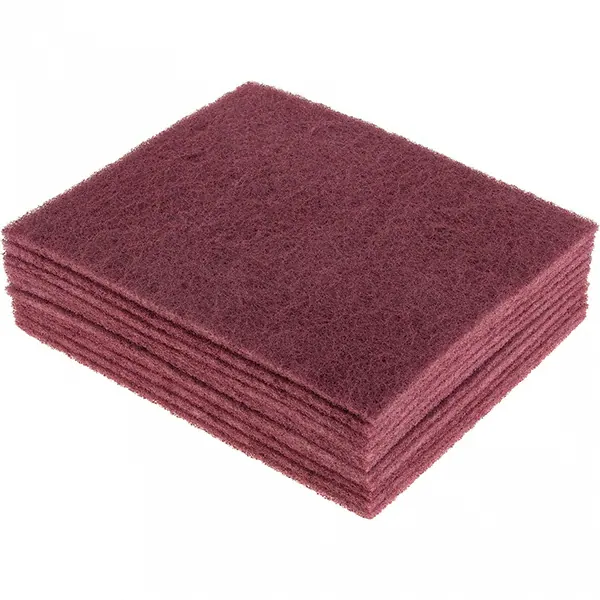 #7447D 6" x 9" Maroon/Medium Hand Pads 20 / Case
