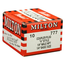 Load image into Gallery viewer, #777 Male 1-4 P-T Coupler Plug (A) 10 Pack
