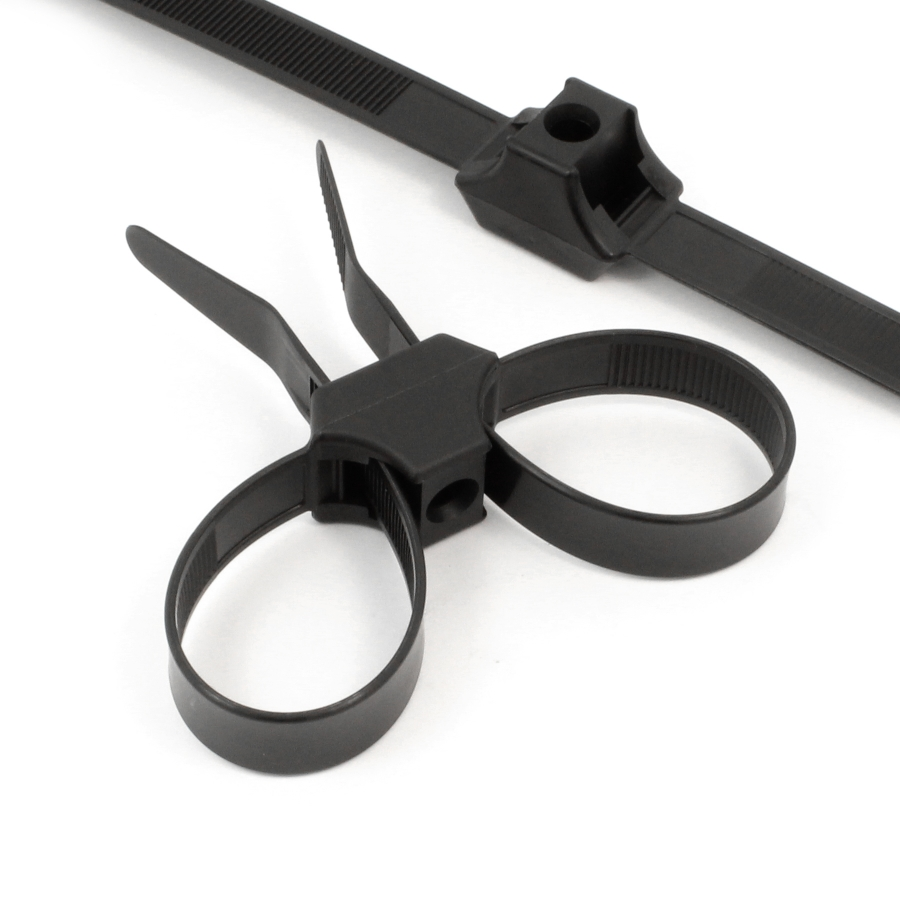 #DL13 Dual Loop Cable Tie 13" Black 50/Bag