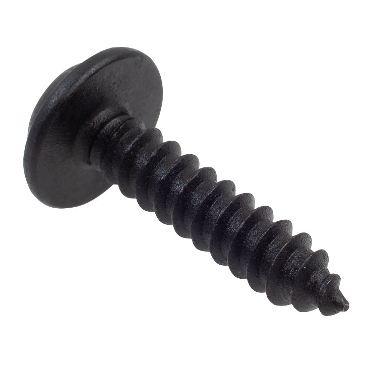 #AV12215 Phillips Round Washer Head Tapping Screw-Black  #8-18 x 3-4" 100 Pack