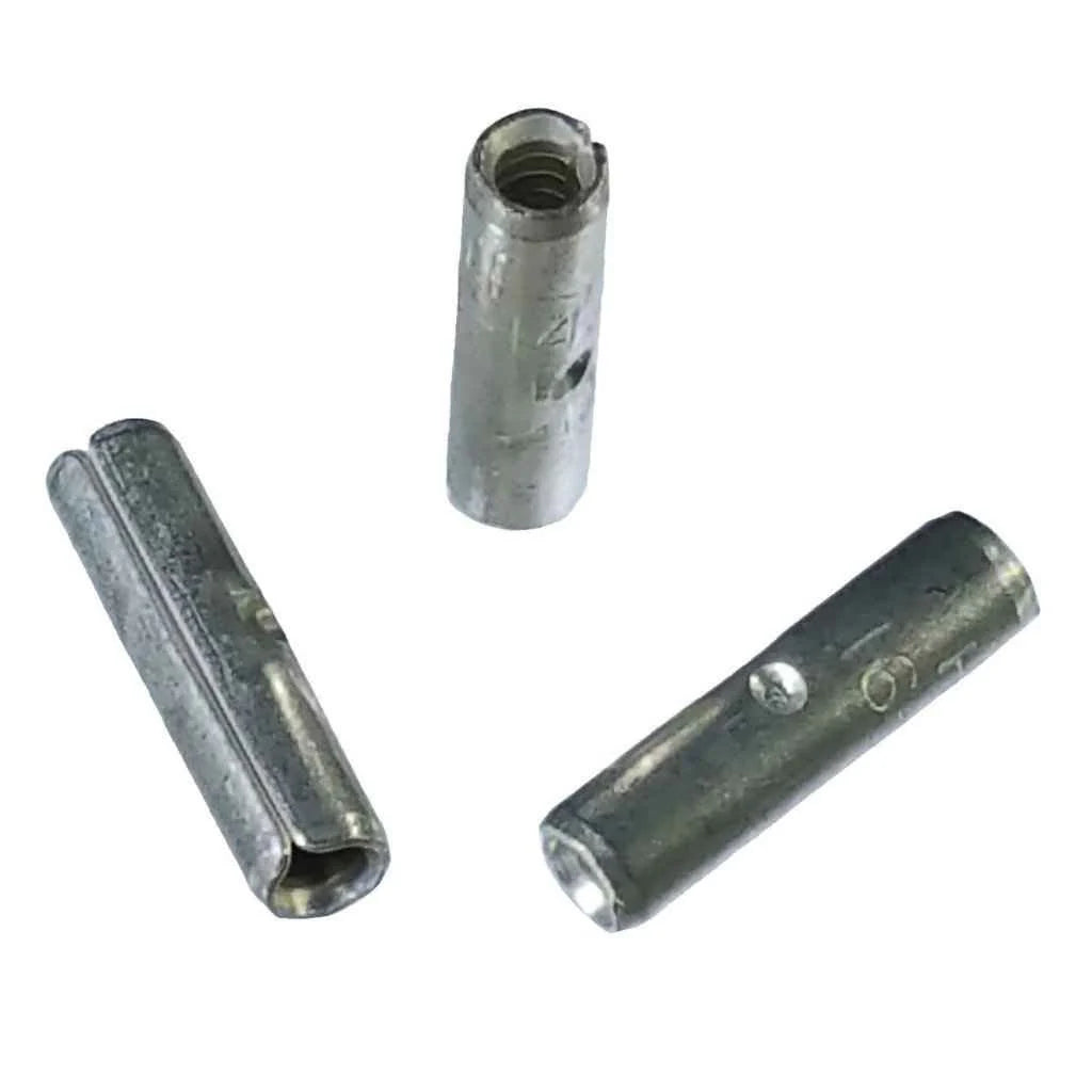 #10170 Non-Insulated 16-14 Metal Butt Connector 100 Pack