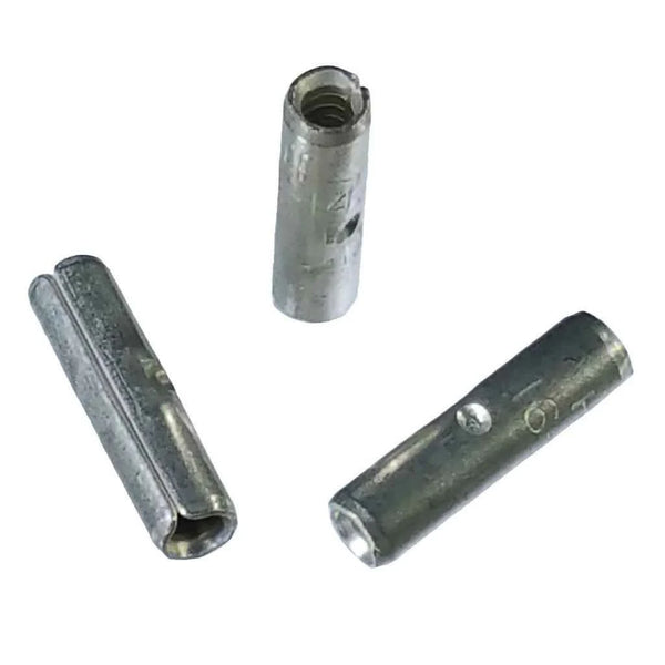 #10170 Non-Insulated 16-14 Metal Butt Connector 100 Pack