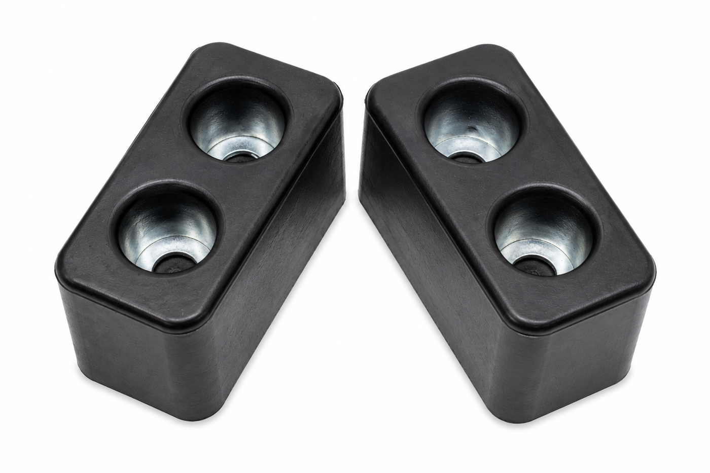Denco Heavy Duty Rubber Trailer Bumpers, Semi-Truck, Pair, 5.5" x 2.5" x 3"