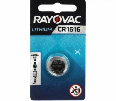 #CR1616 Lithium Coin Cell Battery Rayovac 10 Pack