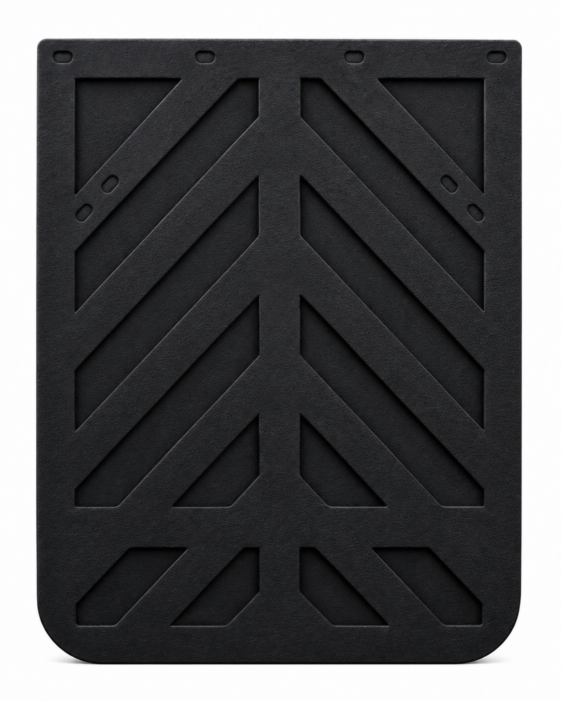 #24C Chevron Mudflaps - 1/4" Thick Rubber  PAIR