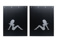 Load image into Gallery viewer, #2430L Sitting Lady Mud Flap LEFT &amp; RIGHT 24&quot; x 30&quot; 1 PAIR
