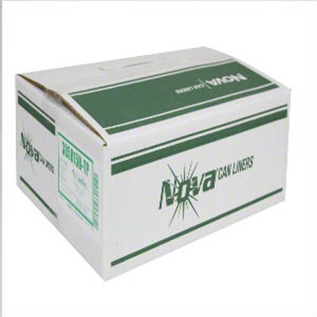 #NOVA404814N Nova 40x46 White Can Liners 10 / Case
