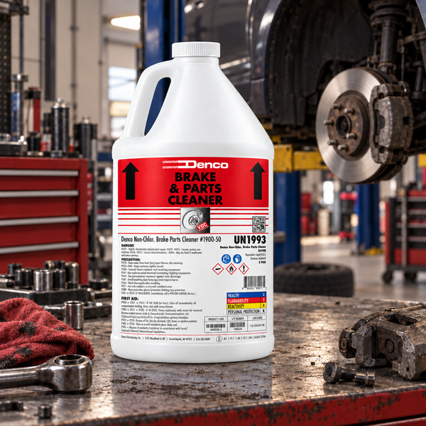Denco #1900-50 Brake Parts Cleaner - 50 State Compliant - 1 Gallon