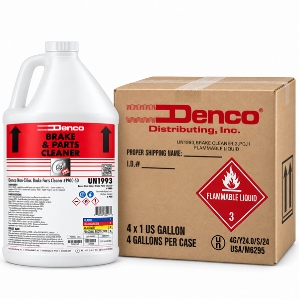 Denco #1900-50 Brake Parts Cleaner - 50 State Compliant - 1 Gallon