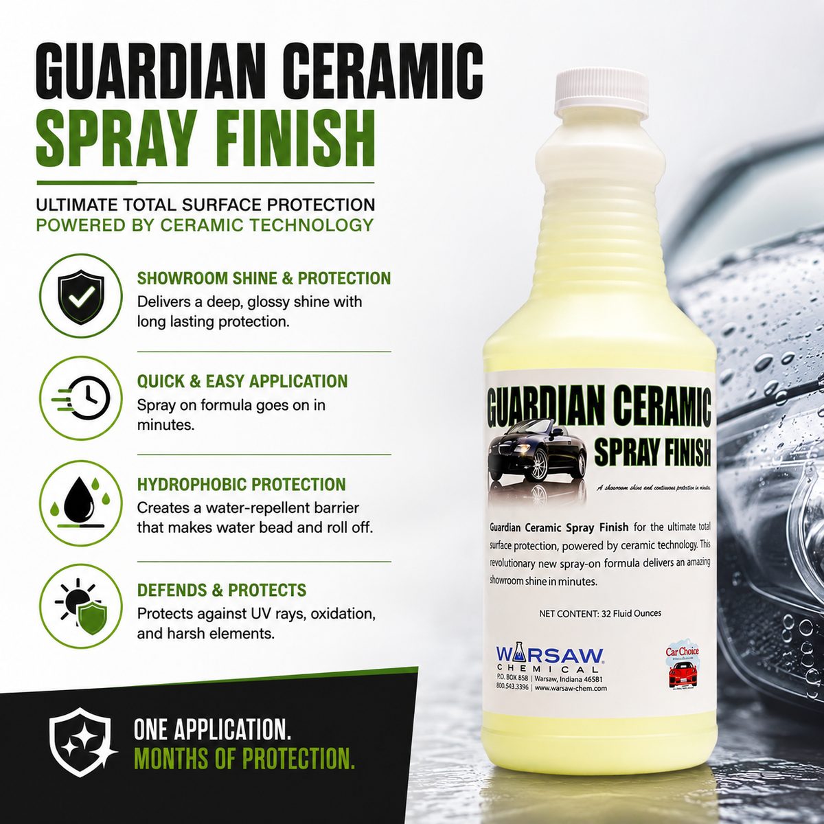 #GUARDIANCERM-QT Guardian Ceramic Spray Finish