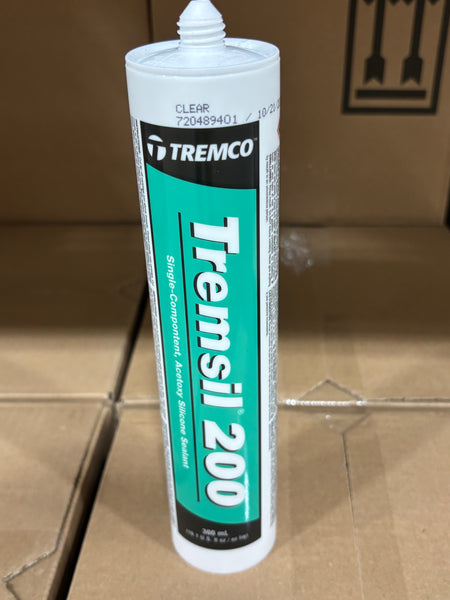 Tremsil 200 RV Silicone Sealant (TremPro 644 Replacement)  - 300ml Tube – 12 to 25 Tubes