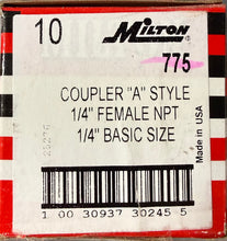 Load image into Gallery viewer, #775 Female 1-4 P-T Coupler Body (A) 10 Pack
