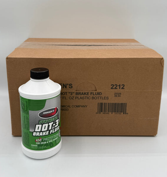 #2212 Johnsens Brake Fluid DOT 3 12 fl. oz
