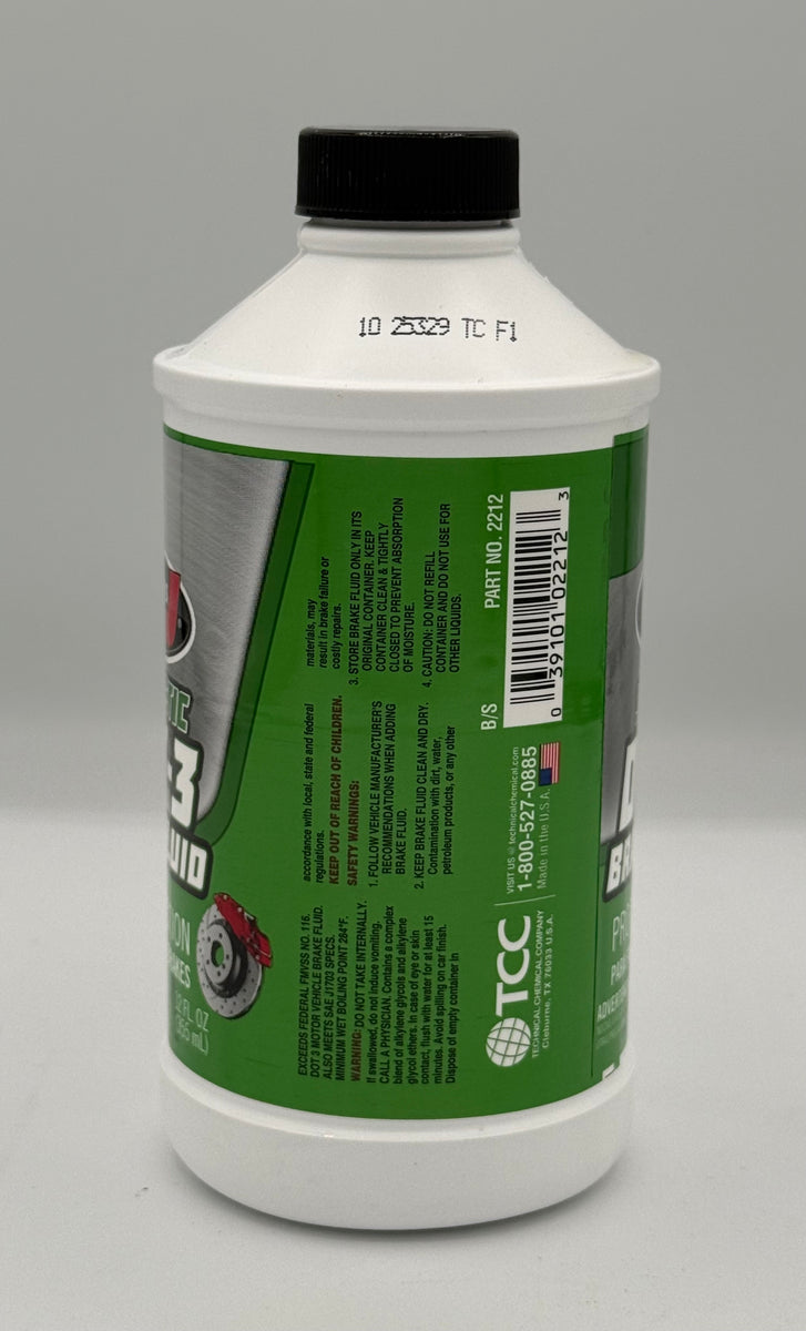 #2212 Johnsens Brake Fluid DOT 3 12 fl. oz