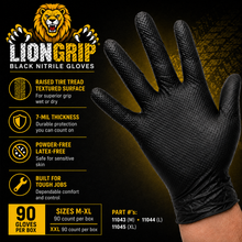 Load image into Gallery viewer, Eppco - Lion Grip - 7 Mil - Tread Texture - Black
