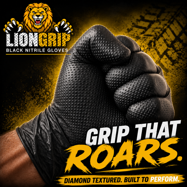 Eppco - Lion Grip - 7 Mil - Tread Texture - Black