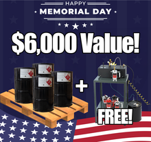 Load image into Gallery viewer, MEMORIAL DAY SPECIAL! 1940 and 1940-50 Denco Brake &amp; Parts Cleaner - 55 Gallon and S405A Sureshot Station
