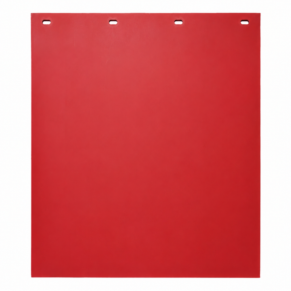 #2430R Red Colored Mudflap -  24x30" PAIR