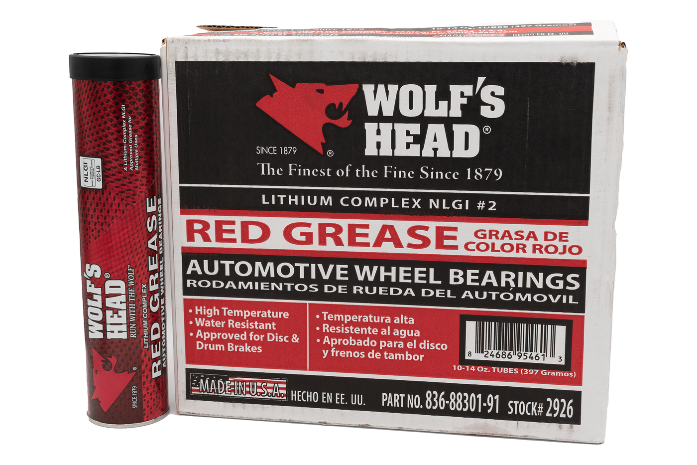 #RG14 Red Grease Hi Temp 14oz Cartridge 10 / Case