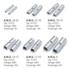 #10310 Non-Insulated 12-10 Butt Connector 100 Pack