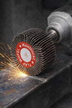 Load image into Gallery viewer, #13121 Flap Wheel 2" x 1" x 1-4" 80 Grit 5 Pack
