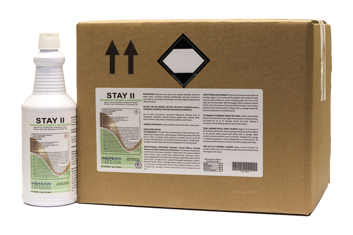 #STAY-12Q Stay - All purpose Bathroom Cleaner - Quart Bottle