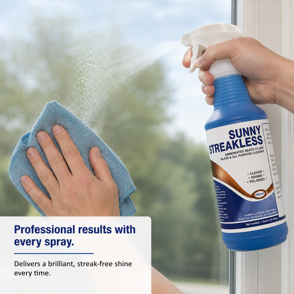 #SUNNY-12Q Sunny Streakless Ready to Use Window Cleaner - 12 Quarts/Case