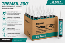 Load image into Gallery viewer, Tremsil 200 RV Silicone Sealant (TremPro 644 Replacement)  - 300ml Tube – 12 to 25 Tubes
