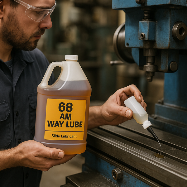 Denco AM Waylube 68 Industrial Machine Tool Way Oil, Heavy Load Protection, Anti-Stick-Slip Formula - 5-Gallon Pail