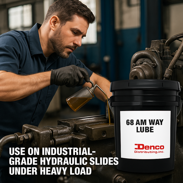 Denco AM Waylube 68 Industrial Machine Tool Way Oil, Heavy Load Protection, Anti-Stick-Slip Formula - 5-Gallon Pail