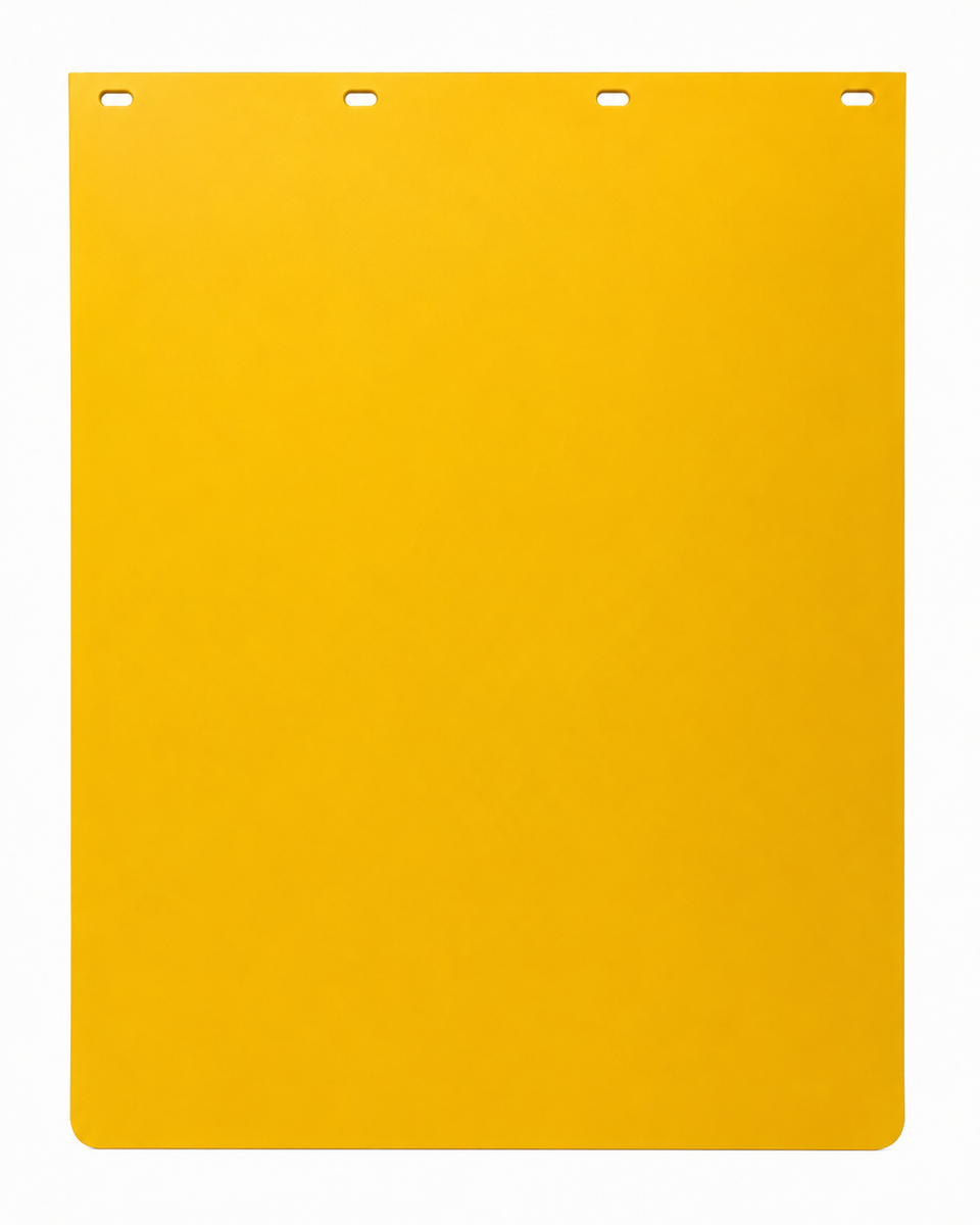 #2430Y Yellow Colored Mudflap -  24x30" PAIR