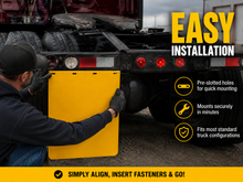 Load image into Gallery viewer, #2430Y Yellow Colored Mudflap -  24x30" PAIR
