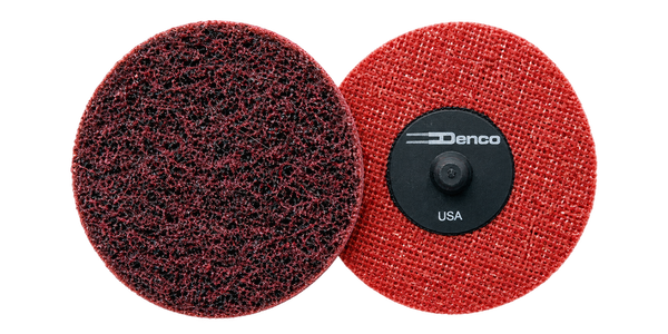 #7486TB Denco Recon Disc 3" Roloc Medium Maroon 25 Pack