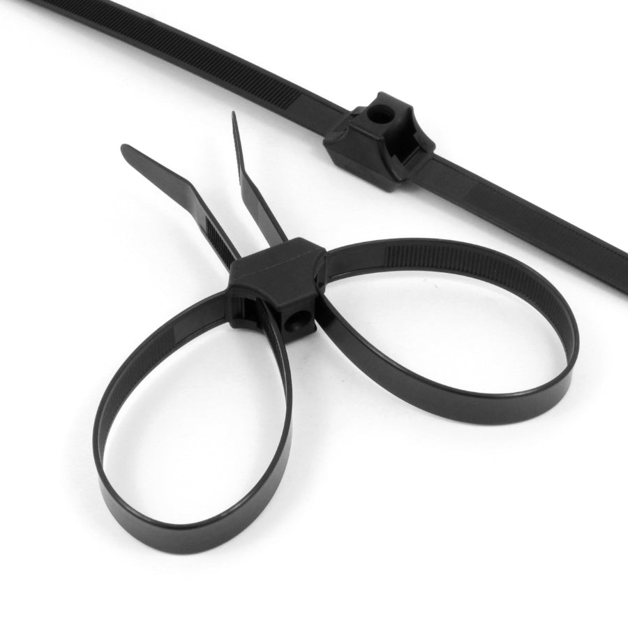 #DL19 Dual Loop Cable Tie 19" Black 50/Bag