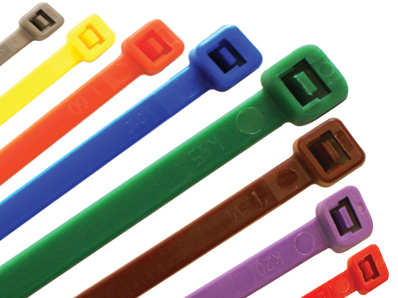 #11COLOR 11" Multi-Colored Cable Zip Ties 100/Bag
