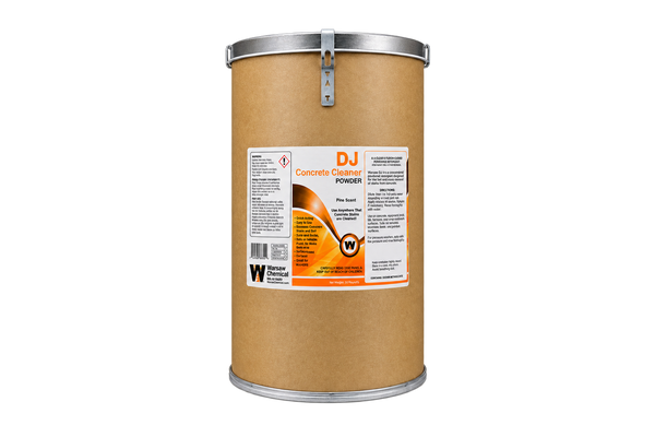 #DJ Concrete Floor Cleaner Orange Powder 50lb Drum