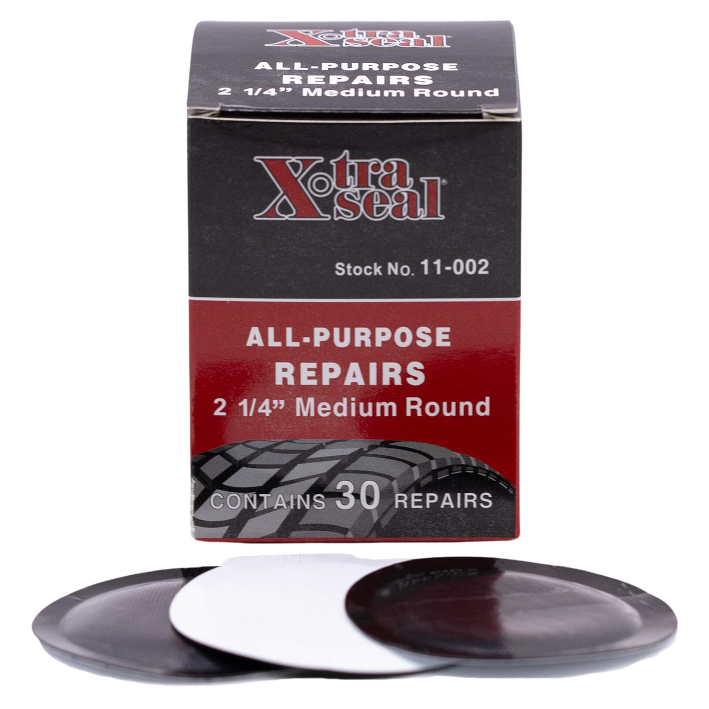 #11-002 2 1/4" Xtra Seal Radial Tire Patch Medium Round 30 Pack