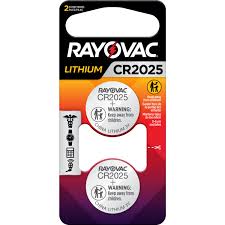 #CR2025 Lithium Coin Cell Battery Rayovac 10 Pack