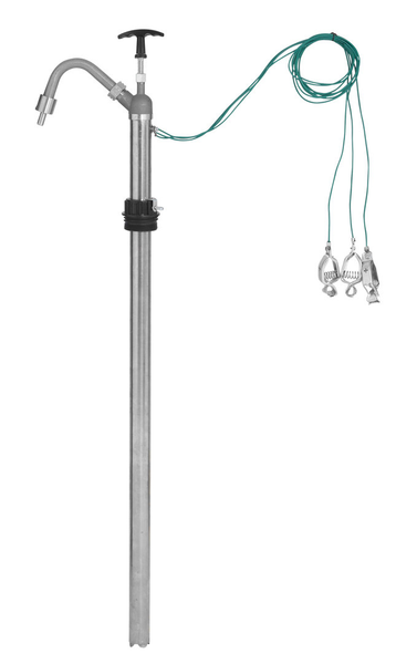 #THP-STGRND Stainless Steel 55 Gallon Drum pump with grounding clamps