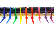 Load image into Gallery viewer, #11COLOR 11" Multi-Colored Cable Zip Ties 100/Bag
