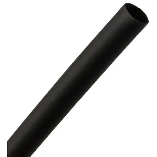 Black Heat Shrink Tubing 6" Length 8 Pack 1/4' - 1"