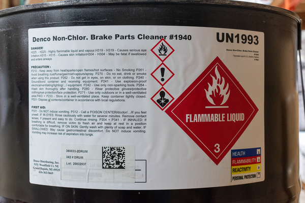 #1940 and 1940-50 Denco Brake & Parts Cleaner - 55 Gallon - 4 Drum Skid