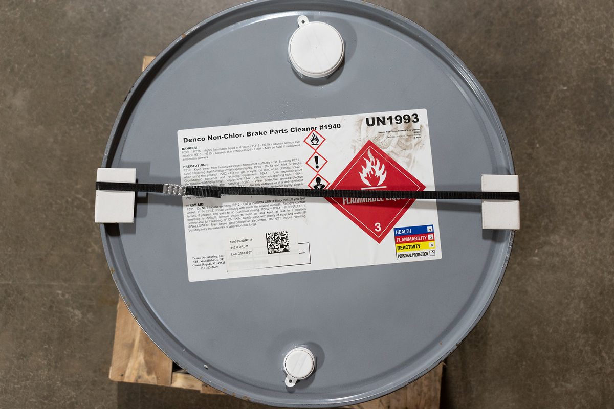 #1940 and 1940-50 Denco Brake & Parts Cleaner - 55 Gallon - 4 Drum Skid