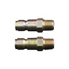 #1809 Male 1/4" Coupler Plug (P) 10 Pack
