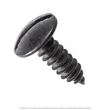 #16323 License Plate Screw Black #14x3-4 Slot Truss Head 100 Pack