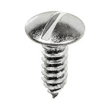#9603B License Plate Screw #14x3-4 Slot Truss 100 Pack
