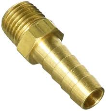 #602 1/4" MNPT 3/8" ID Hose End Fitting 10 Pack